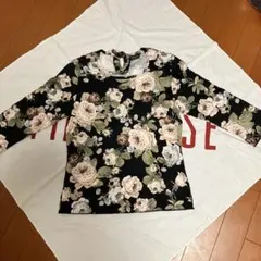 INGEBORG 花柄 7分袖 Tシャツ 美品です