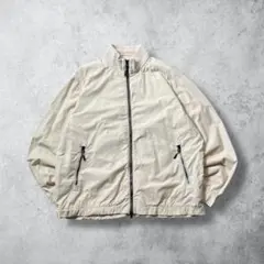 トミーバハマスウィングトップナイロン混ジャケットアイボリーL古着ヴィンテージ