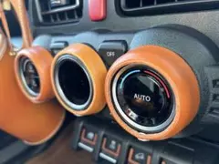 【栃木レザー】ジムニー 本革 キャメル エアコンダイヤルカバー