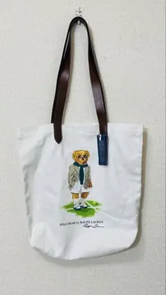 【訳あり新品】POLO RALPH LAUREN ポロベア トートバッグ レザー