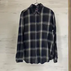 90s 00sUS古着 オンブレチェックシャツ シャドーチェック