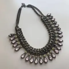 【ZARA】ビジューネックレス