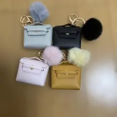 ミニバッグ型キーホルダー 4色セット