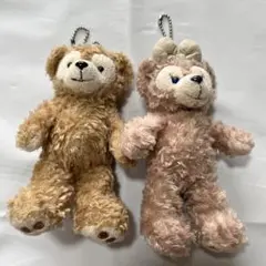 ダッフィー　シェリーメイ　ぬいぐるみバッチ