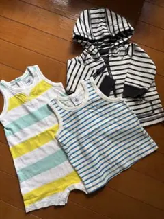 プチバトー ❤︎ ロンパース、キャミソール 、パーカー　6ヶ月用　まとめ売り