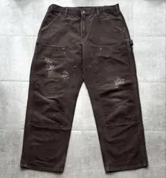2026年最新】carhartt ダブルニー ブラウン 36×30の人気アイテム