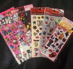 平成レトロ ドクロ シール まとめ売り♡