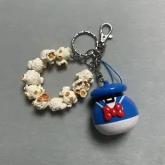 ディズニー ドナルド ポップコーンバケット型 キーチェーン