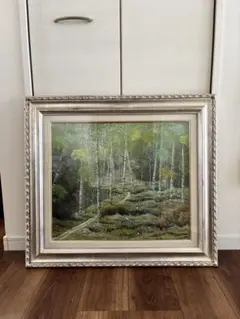 平山郁夫 油彩画 手描き 作者サイン 貴重 - メルカリ