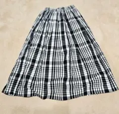 レイカズン　チェックロングスカート