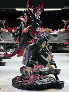 ナルト うちはイタチ サスケ ガレージキット 塗装済み完成品 フィギュア