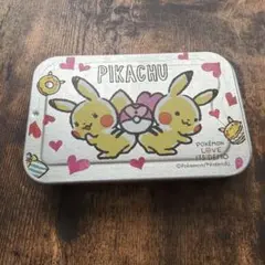 ポケモン イッツデモ コラボ　小物入れ　プチ缶　コレ缶　ピカチュウのサムネイル