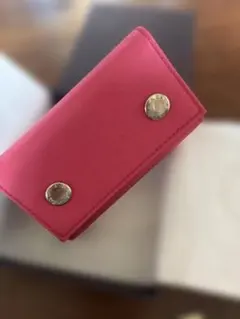 PRADA プラダ 6連キーケース ナイロン ボルドー レザー コンパクト