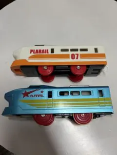 プラレール 車両セット オレンジ 青　2023プラレール博限定