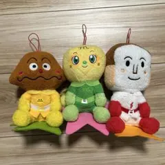 カレーパンマン　しょくぱんまん　メロンパンナ　3体セット