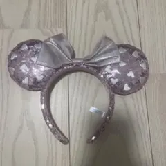 ミニー風カチューシャ ハートスパンコール