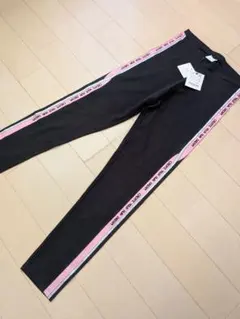 ■新品未使用タグ付き ZARAザラ キッズ 黒ピンク レギンス160cm■
