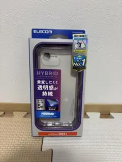 エレコム iPhone 16e ハイブリッドケース フォルティモ クリア