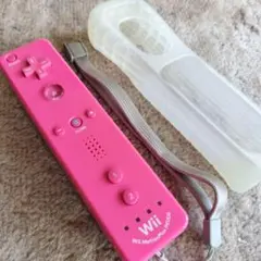 任天堂 Wiiリモコン MotionPlus ピンク + シリコンカバー