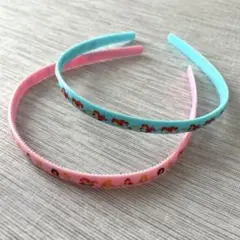 ディズニープリンセス　ヘアバンド　2色セット