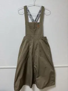 ユニバーサルオーバーオール　サロペット　ブラウン