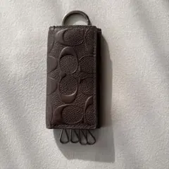 コーチ ダークブラウン キーケース