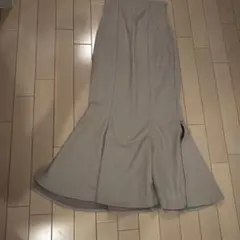 ロングスカート マーメイドスカート グレーのサムネイル