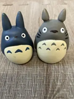トトロ　ソフビ　指人形　2個セット　スタジオジブリ