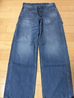 未使用品‼️Lee ペインターデニム ワイドパンツ Sサイズ インディゴのサムネイル