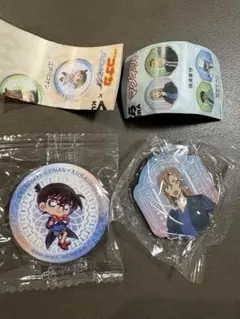 くら寿司名探偵コナンビッくらポン缶バッジマグネットシート萩原千速江戸川コナン