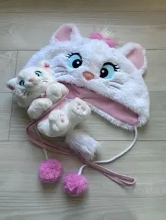 ディズニー マリーちゃん ファンキャップ・ぬいぐるみポシェットセット