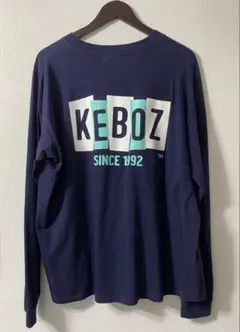 KEBOZ 旧タグ　人気期　長袖カットソー ネイビー バックロゴのサムネイル