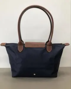ロンシャン　ル プリアージュ M 新品未使用 ネイビー トートバッグ
