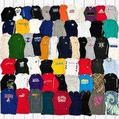ロンT 60枚 まとめ売り 古着 長袖Tシャツ 大量 フリマ セット売り ベール