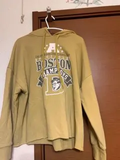 ボストンチャンピオン フード付きパーカー ベージュ