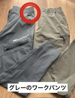 evenriver STUD'S/ カーキ グレー 作業着 パンツ ワークパンツ