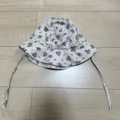 H&M ベビー帽子 花柄 ベージュ 3-6ヶ月