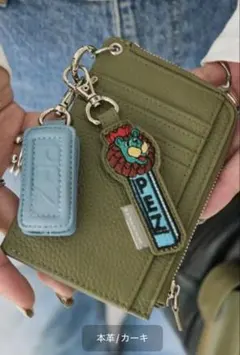 イアパピヨネ「PEZ×perche×ear」コラボジャバラ折り財布 ゴールド