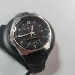 カシオ　CASIO 腕時計　電波ソーラー　WVA-430J 黒色
