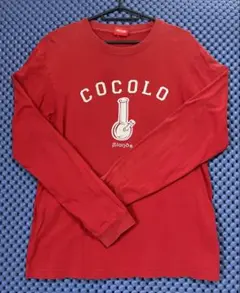 COCOLO BLAND ロンT 赤　古着
