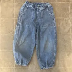 GU ワイドワークジョガーパンツ 120