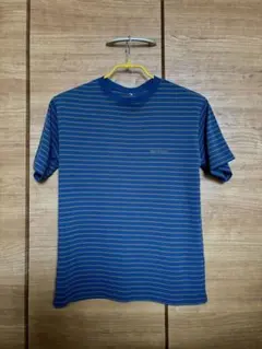 【アウトドアに】mont-bell ボーダー 半袖Tシャツ【速乾性】