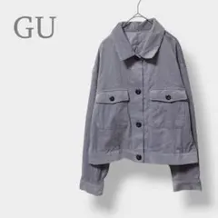 【GU ジーユー】コーデュロイジャケット　ゆったり　オーバーサイズ　L