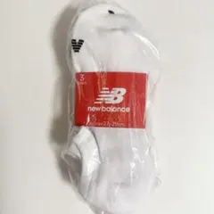 白 XL 27〜29 New Balance スニーカーレングス ソックス 靴下