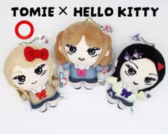 新品　ぬいぐるみ アクリルチャーム付き ギャル富江 伊藤潤二 ハローキティ