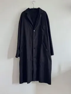 nestRobe ×WIFE&HUSBAND アトリエコート　ブラック UpcycleLino】× WIFE&HUSBAND アトリエコート｜nest Robe