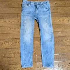 ZARA ダメージ加工デニムパンツ EUR 38