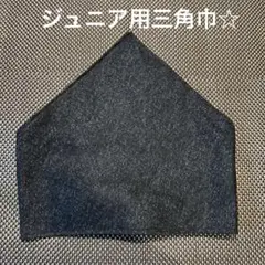 ハンドメイド☆三角巾　大人用　デニム風☆