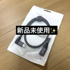 USB タイプC TypeCライトニングケーブル　延長ケーブル　0.5m L字