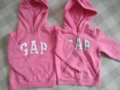 GAP ピンク パーカー 3T、4T，100cm、110cm,2枚
